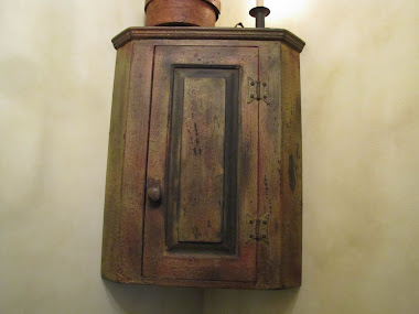 Antiqued Wall Cabinet