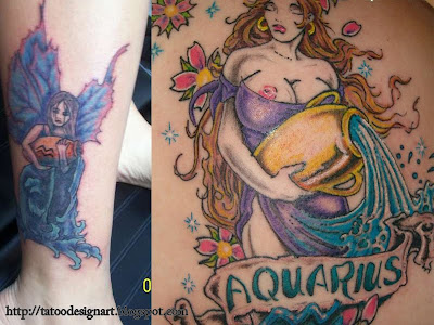 Aquarius Tattoo Designs