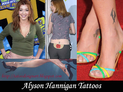 Alyson Hannigan Tattoos - Celebrity Tattoo Designs