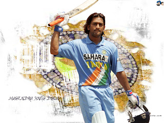 Mahendra Singh Dhoni Long Hairstyle Pictures