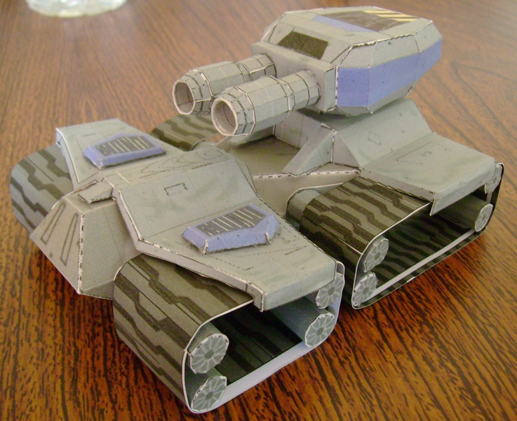 Elias paper models: Siege Tank ( StarCraft )
