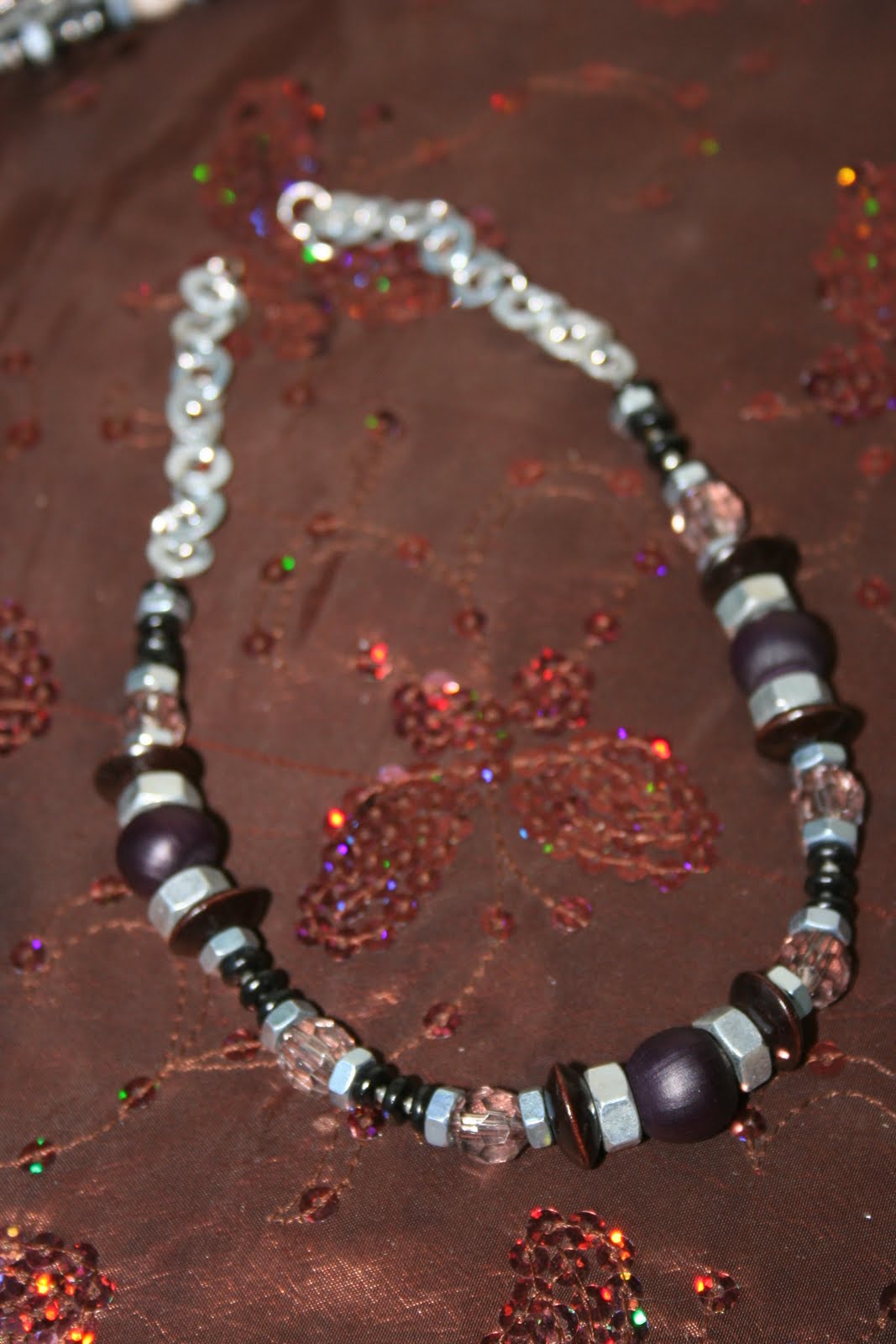 openhappyheart HARDWARE handmade jewelry using washers, nuts and bolts