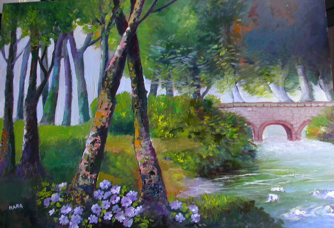 dipinti di nara burgalassi: PAESAGGI (colori ad olio)
