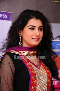 Actress Veda in Black Designer Salwar Kameez Pics