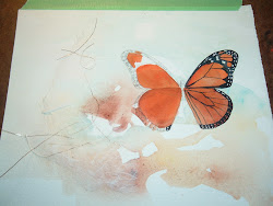 butterfly watercolor monarch painting diana davis