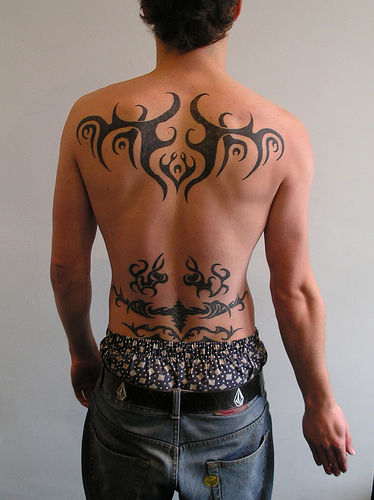 Back Tribal Tattoos