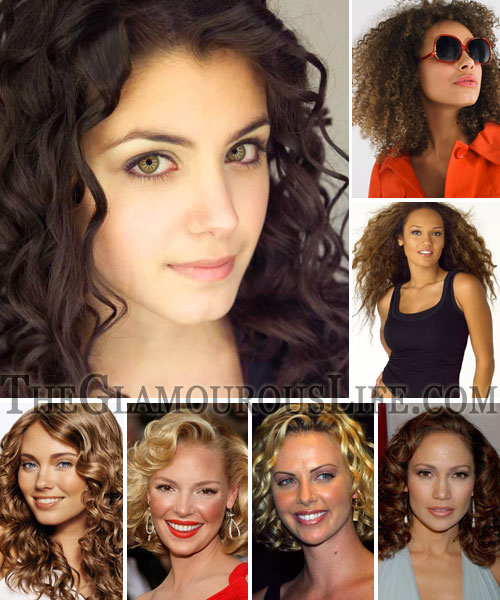 celebrity curly hairstyle