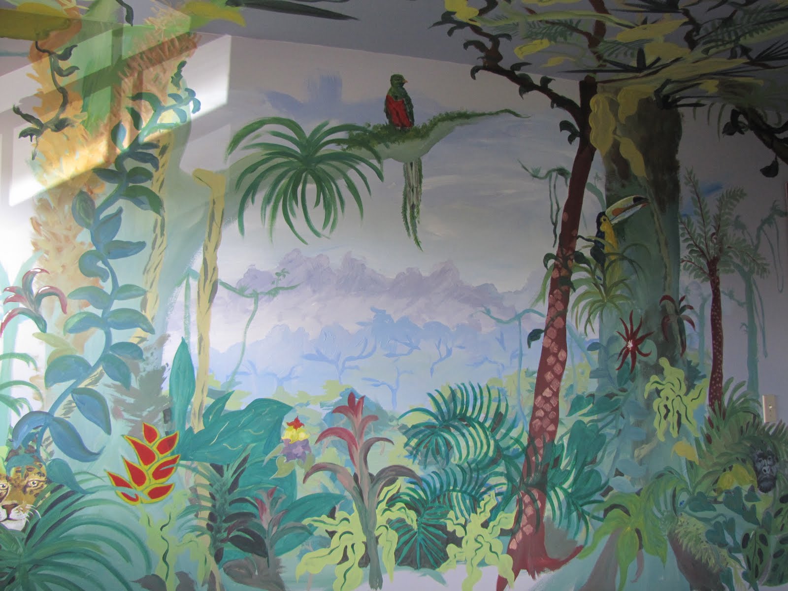 Homegrown Murals Rainforest Mural