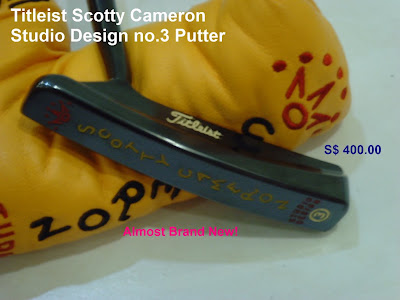 Putter Scotty Cameron Studio Design No. 1.5 - 34 Pouces, Droitier, Acier Carbone, Occasion Collector