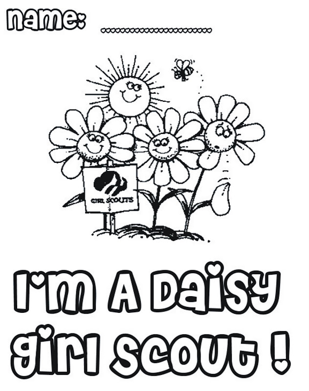 daisy coloring pages free - photo #46