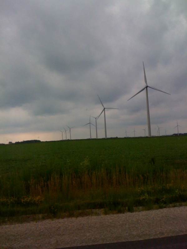 Help Save Earth Iowa wind farm impressive up close