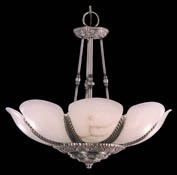 Lampara Alabastro Lustre albatre Alabaster chandelier