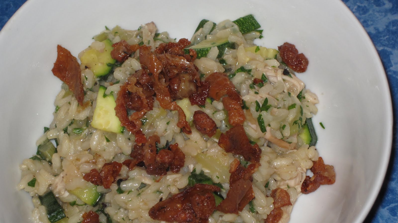 feast with bron Chicken & Courgette Risotto