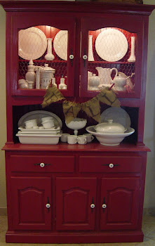 Rustic Red Hutch (SOLD)