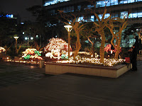 Christmas lights at Somerset Hotel