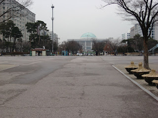 Natioal Assembly building, seen from Yeouido Park