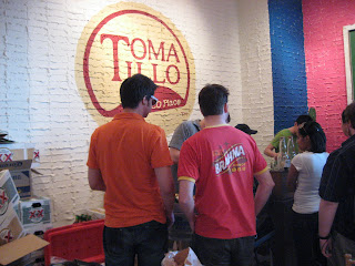 Beer line at Tomatillo's