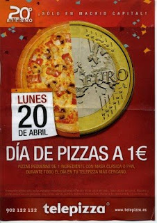 pizzas 1€
