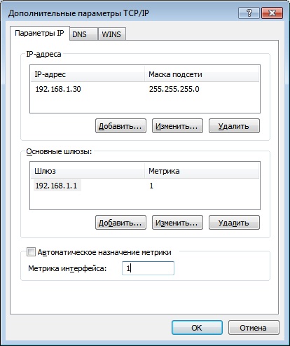 Метрика windows ipv4 и статическая и динамическая на примере RIP, OSPF и EIGRP
