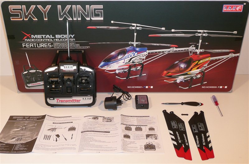 Mini Rc helikopterek Sky King XXL helikopter