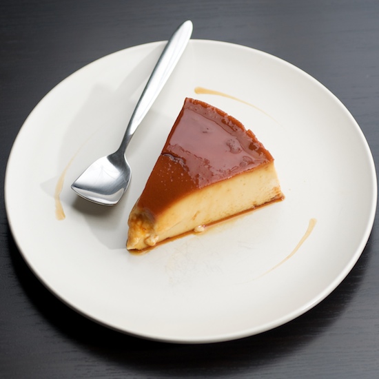 Dishing up Nirvana Coconut Creme caramel