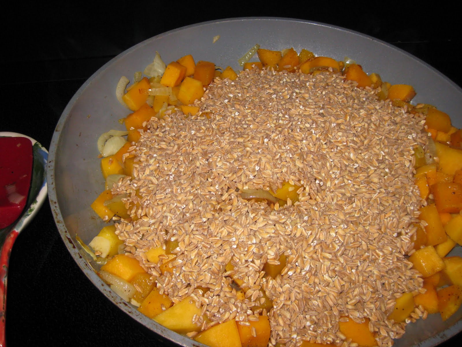 The Full Plate Blog As promised...my FarroButternut Squash Risotto recipe