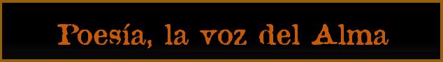 Poesia, la voz del alma