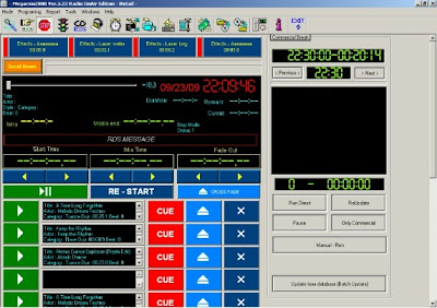 Radio automation broadcasting software
