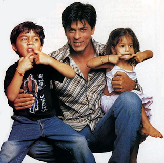 Shahrukh with his children