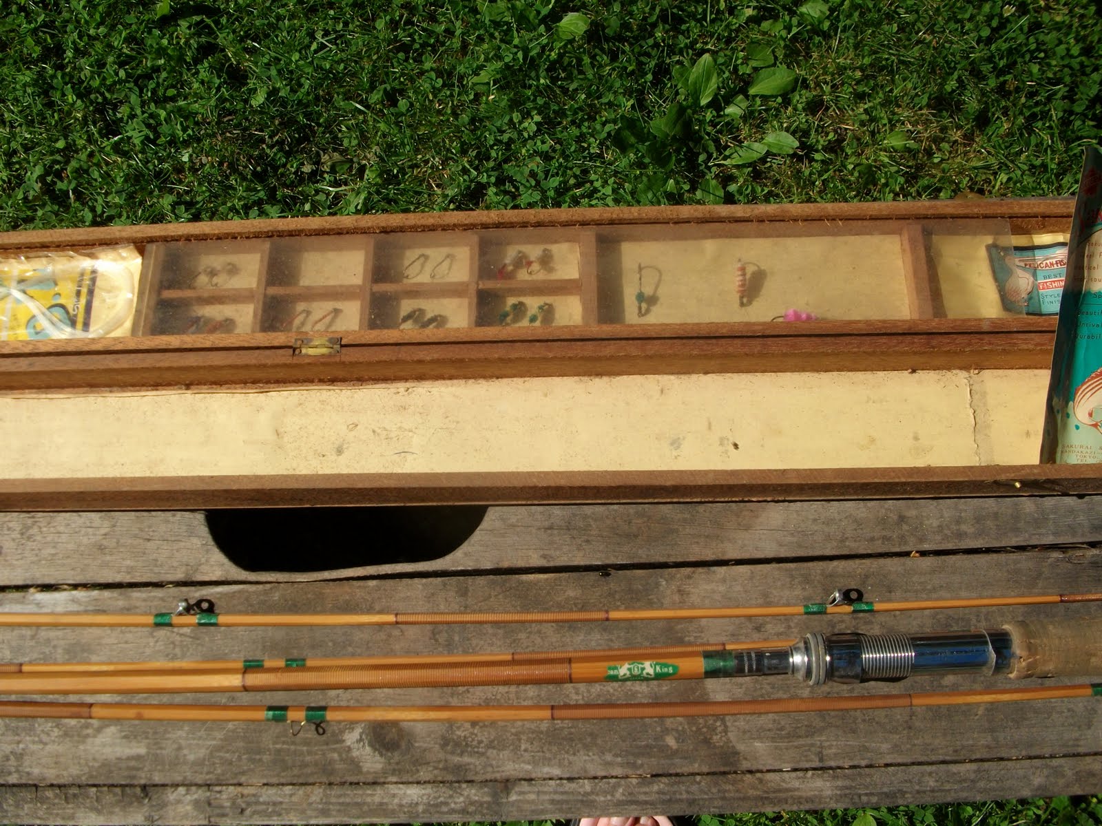 Fred's Fishing & Hunting Haven Vintage 1950's Sakura Bamboo Fishing Rod