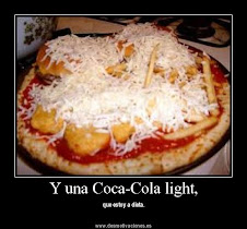 & una Coca-Cola light,