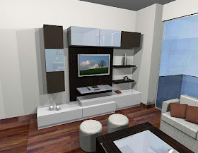 "Muebles de Melamine": GALERIA PARA SALA