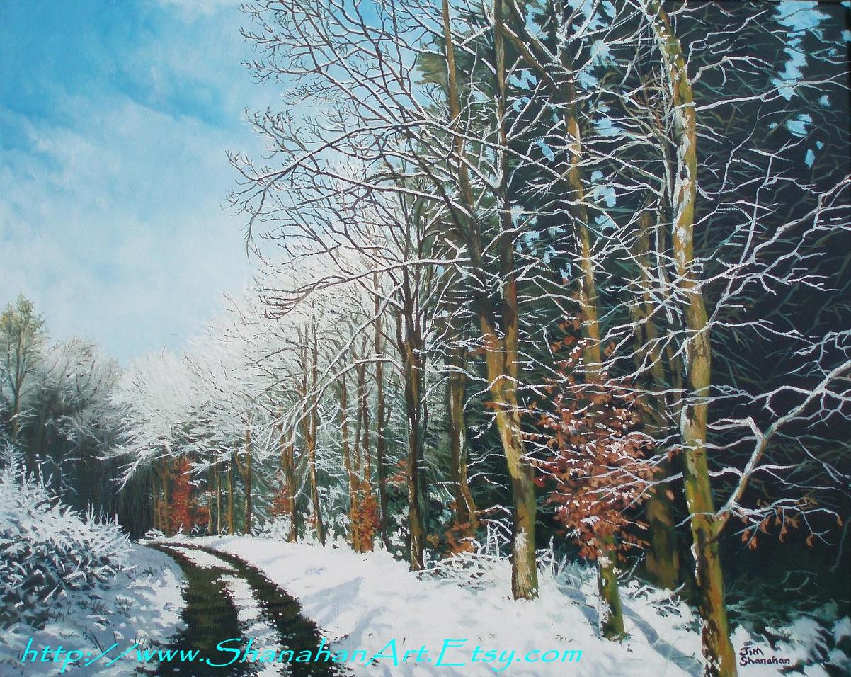 Winter in the Woods -- Sold