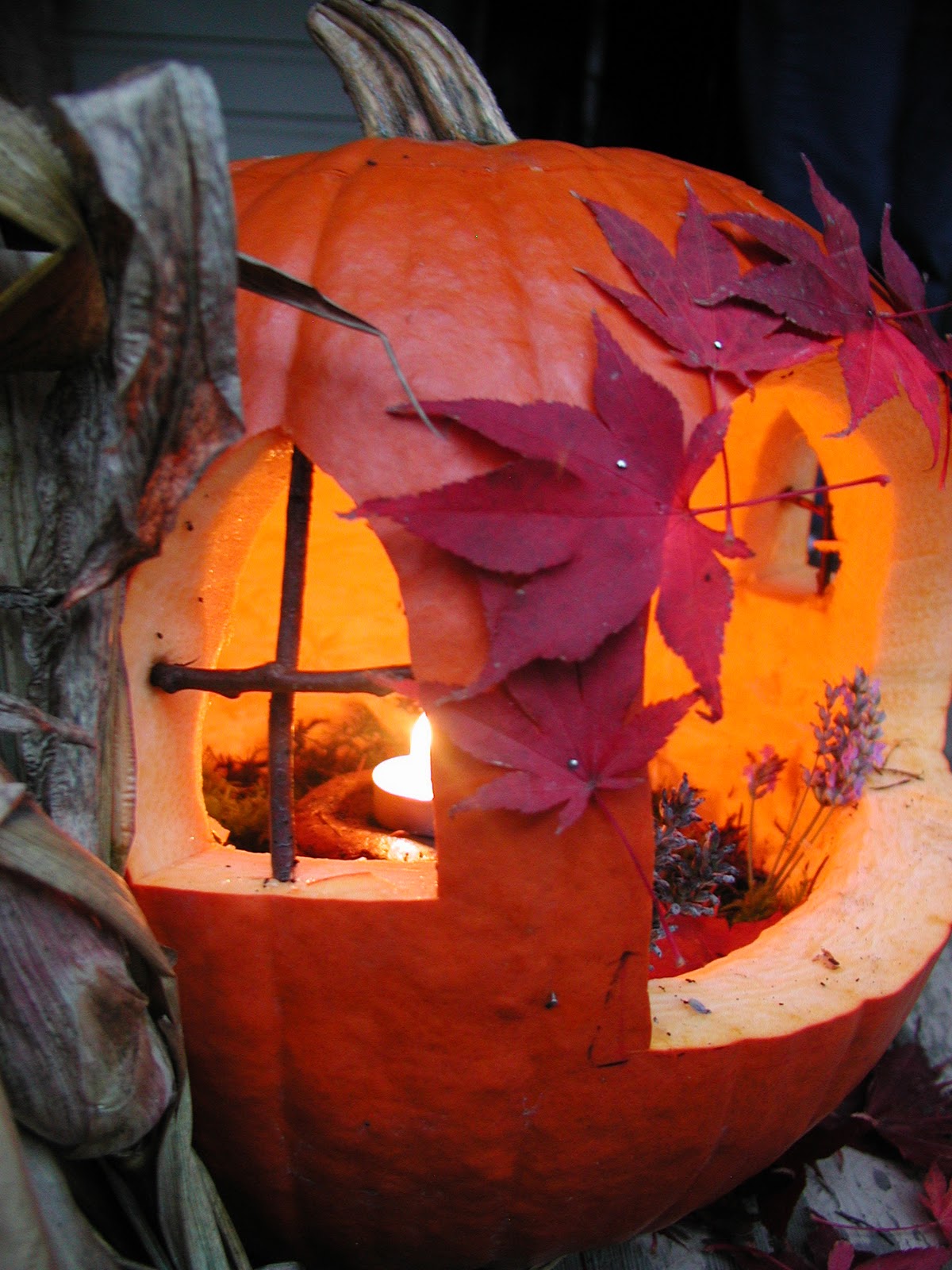 Fairy Pumpkin House - A Mountain Hearth