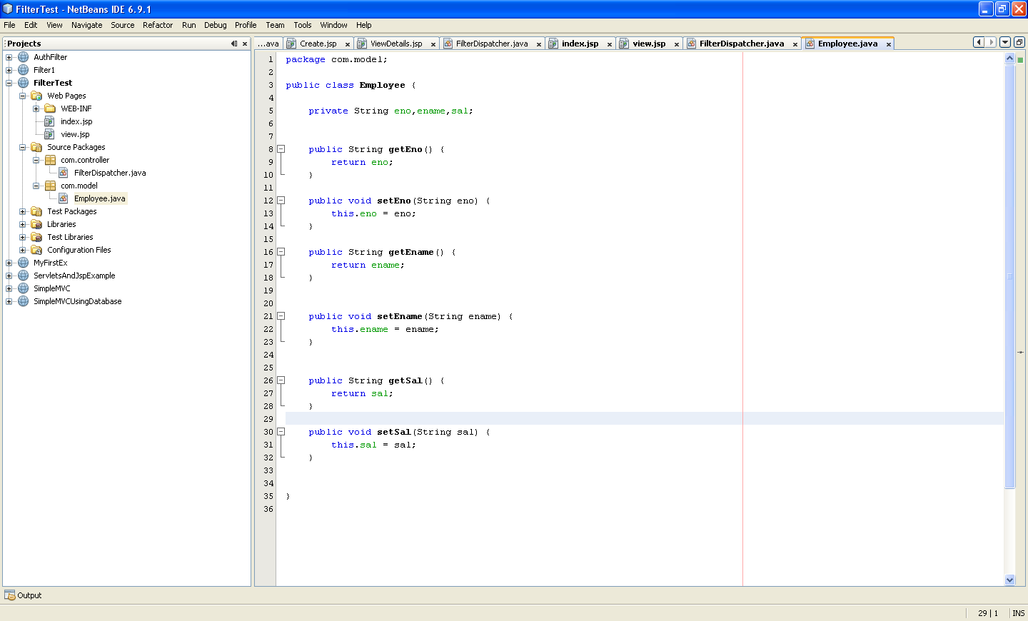 Java Circuit 22. Simple Filter Example