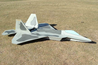 Чертежи радиоуправляемой авиамодели F-22 Raptor