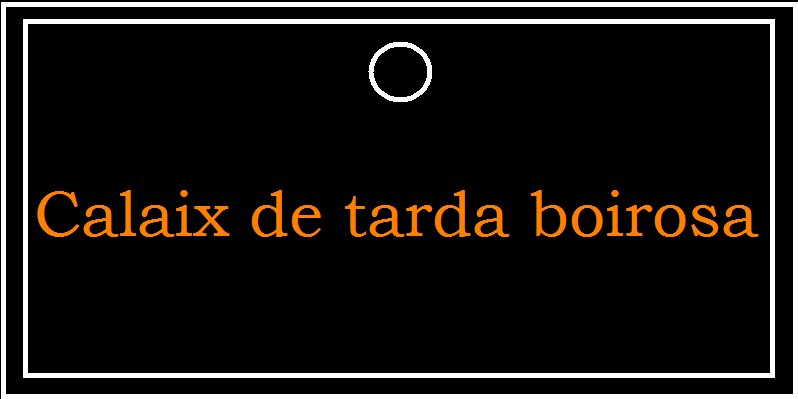 Calaix de tarda boirosa