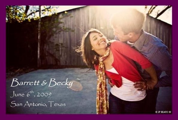 Becky & Barrett are Getting Married!