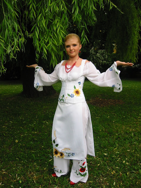 High School Graduation Ternopil Ukraine Beautiful Girl Embroidered Outfit