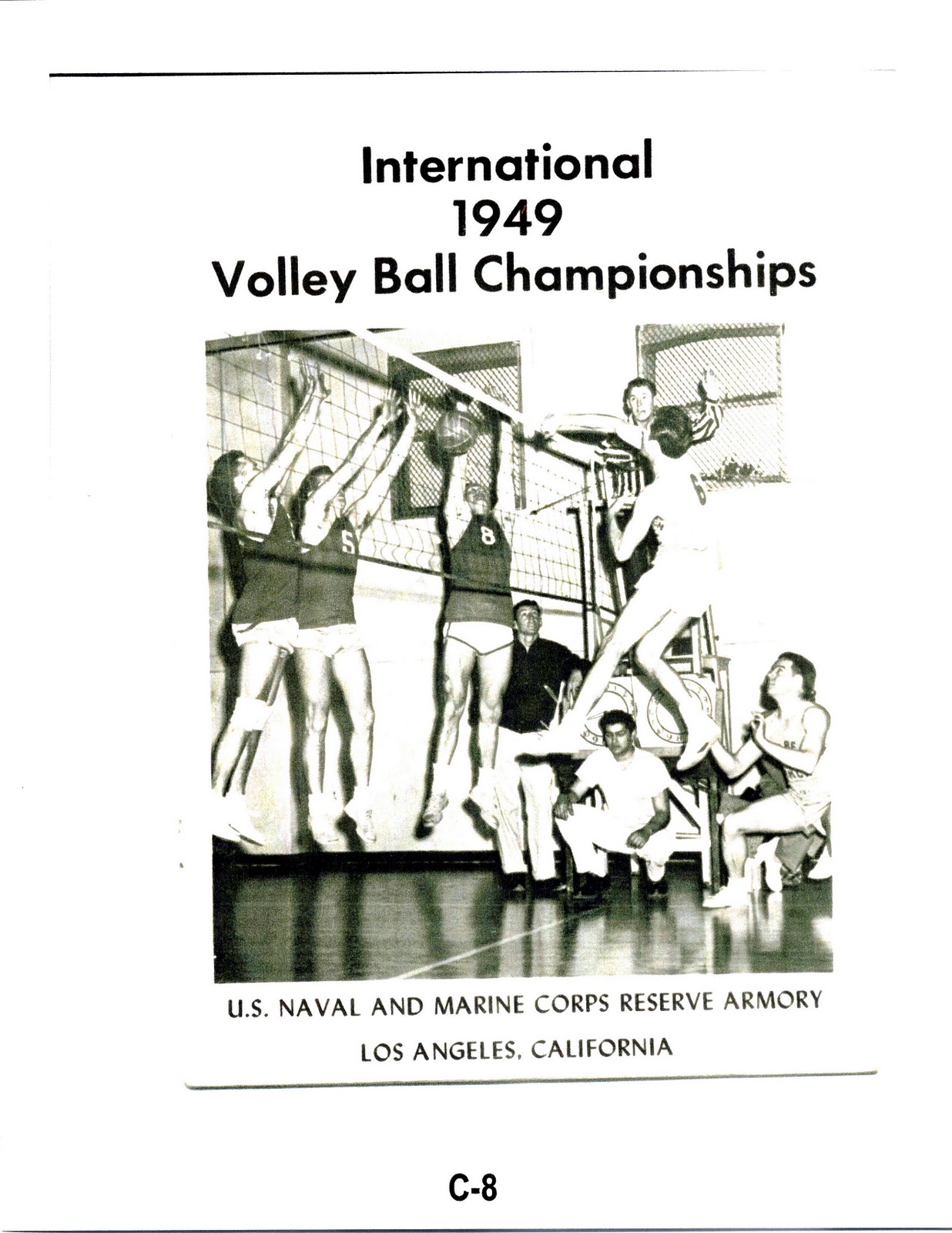 1949 & 1950 USC Men's Volleyball History