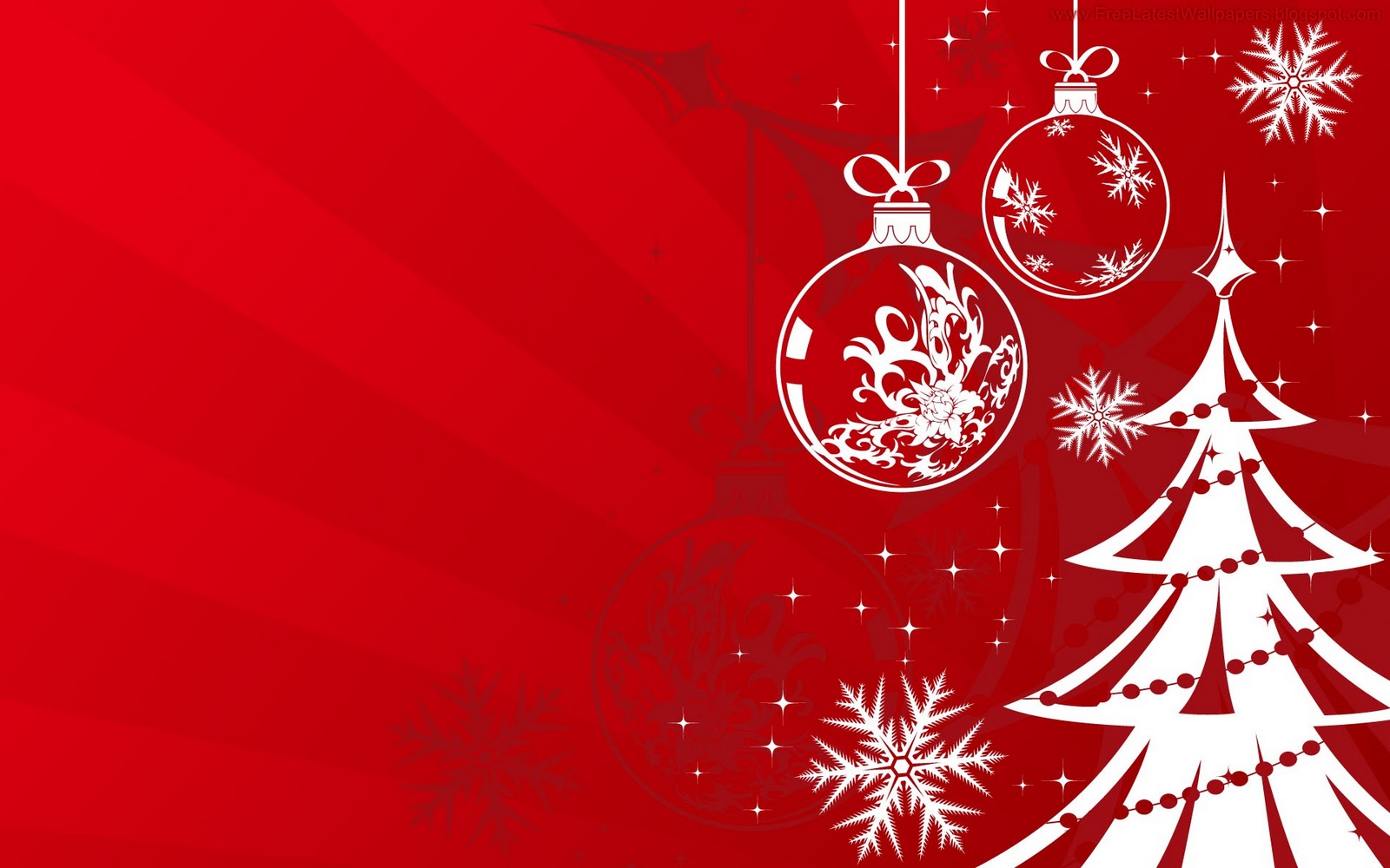 Magical red Christmas card wallpaper The Wallpaper Database