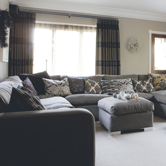 decora y disena: 8 Fotos de Salas Color Gris