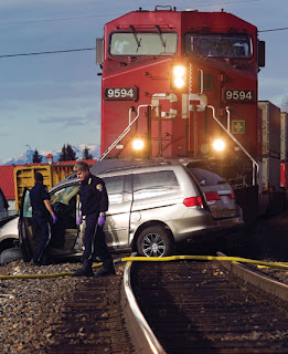 train accident cochrane takes life police attorney railroad minivan