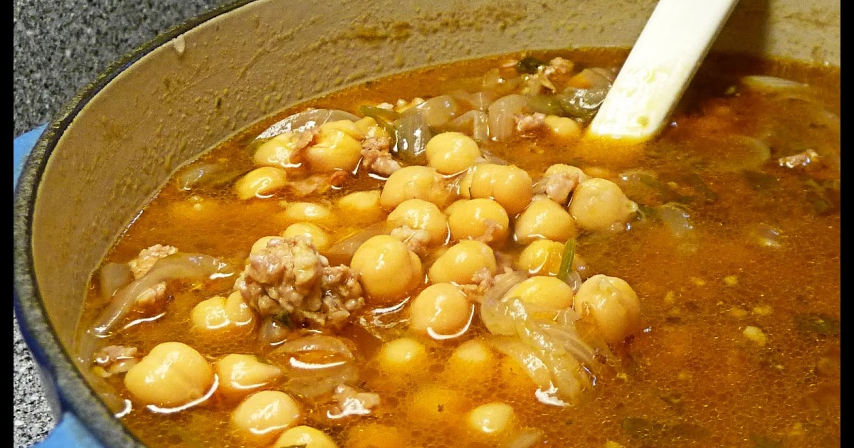 Gumbo Ya Ya: Spicy Sausage & Garbanzo Bean Soup