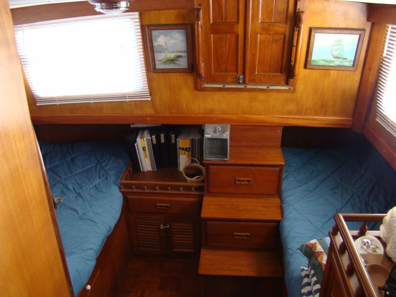 The Trawler Beach House Storage And Stowage on a Liveaboard Boat