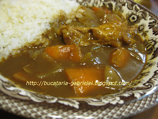 Curry cu  pui si orez