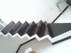 Escadas! Em granito preto!