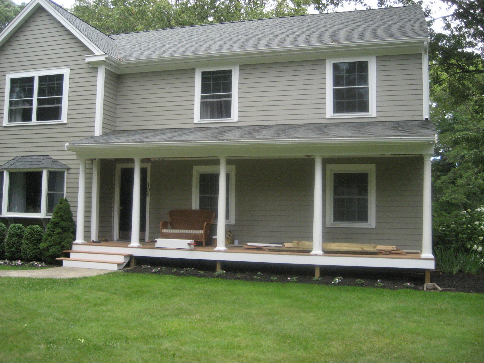 Emily's World Progress on the Farmer's Porch