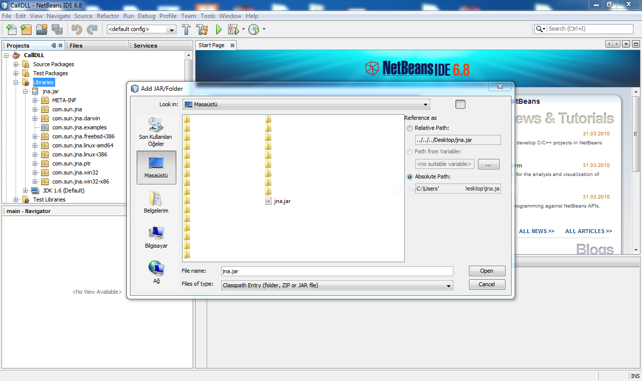 Ramazan bellek java native access basit rnek
