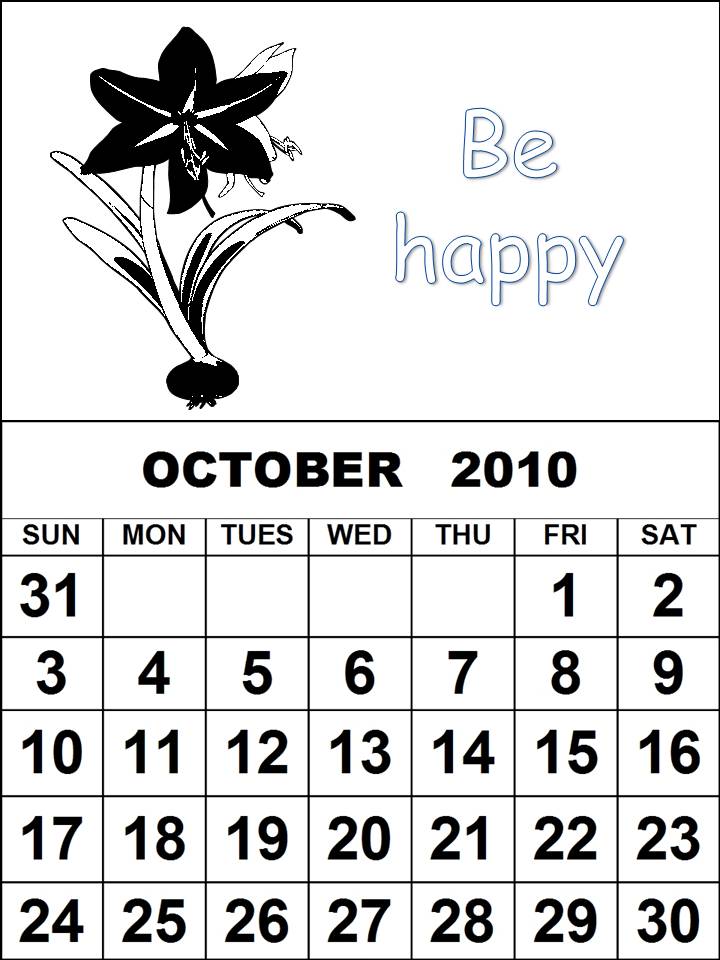 msijwylebott: calendar 2010 october msijwylebott: calendar 2010 october